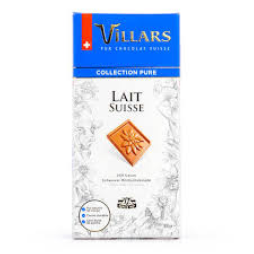 VILLARS CHOCOLATE NAS SWISS MILK 100G